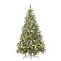 Christabelle 1.5m Pre Lit LED Christmas Tree Decor with Pine Cones Xmas Decorations V240-CMT-JFA-150-LED