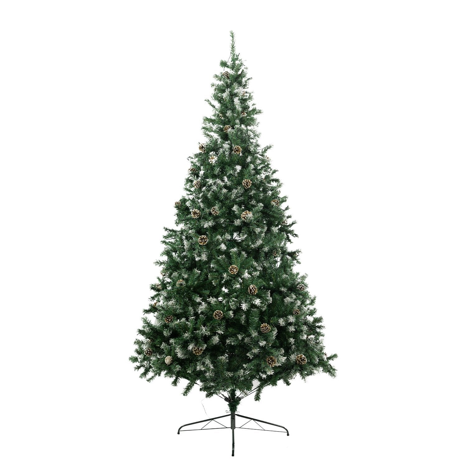 Christabelle 1.5m Pre Lit LED Christmas Tree Decor with Pine Cones Xmas Decorations V240-CMT-JFA-150-LED