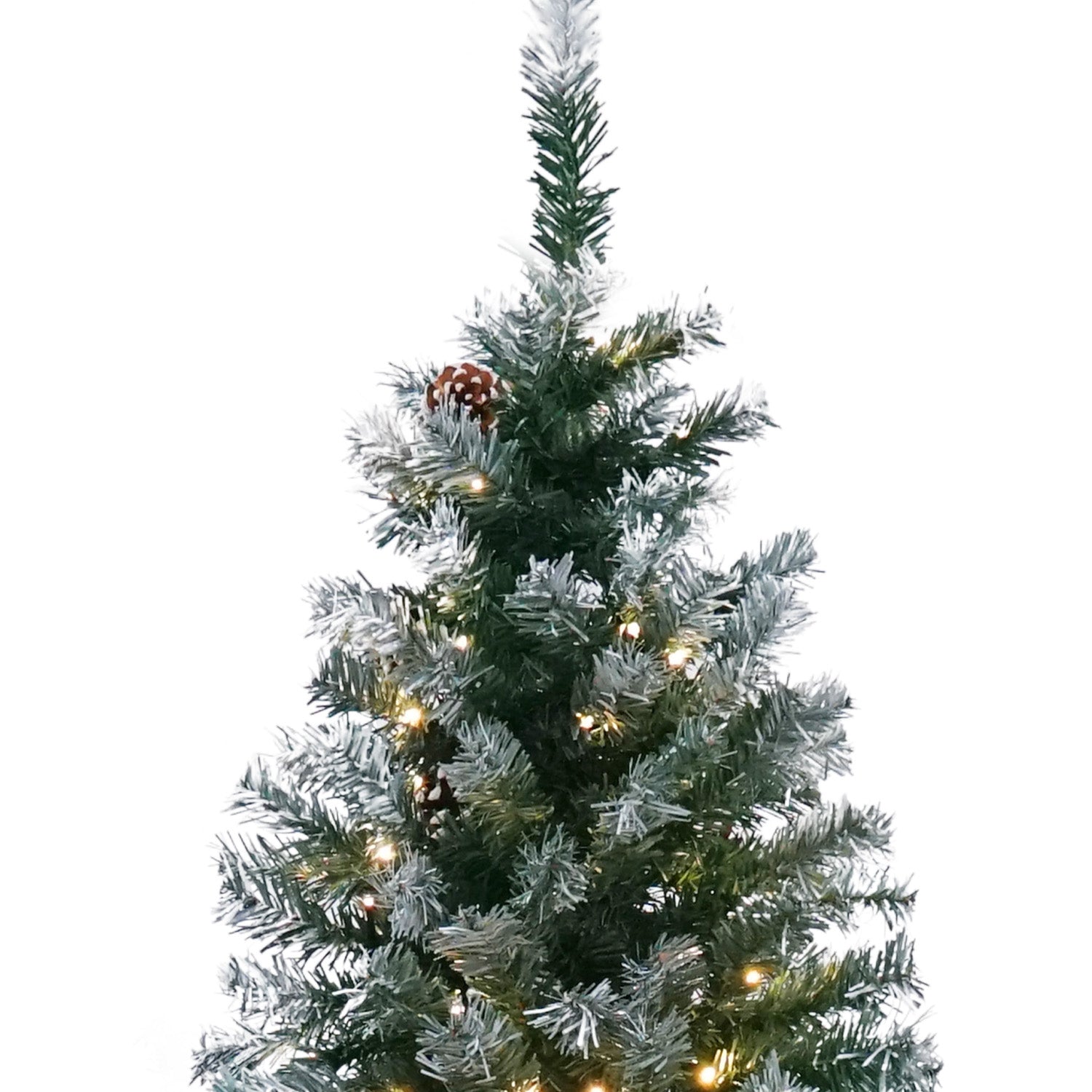Christabelle 1.5m Pre Lit LED Christmas Tree Decor with Pine Cones Xmas Decorations V240-CMT-JFA-150-LED