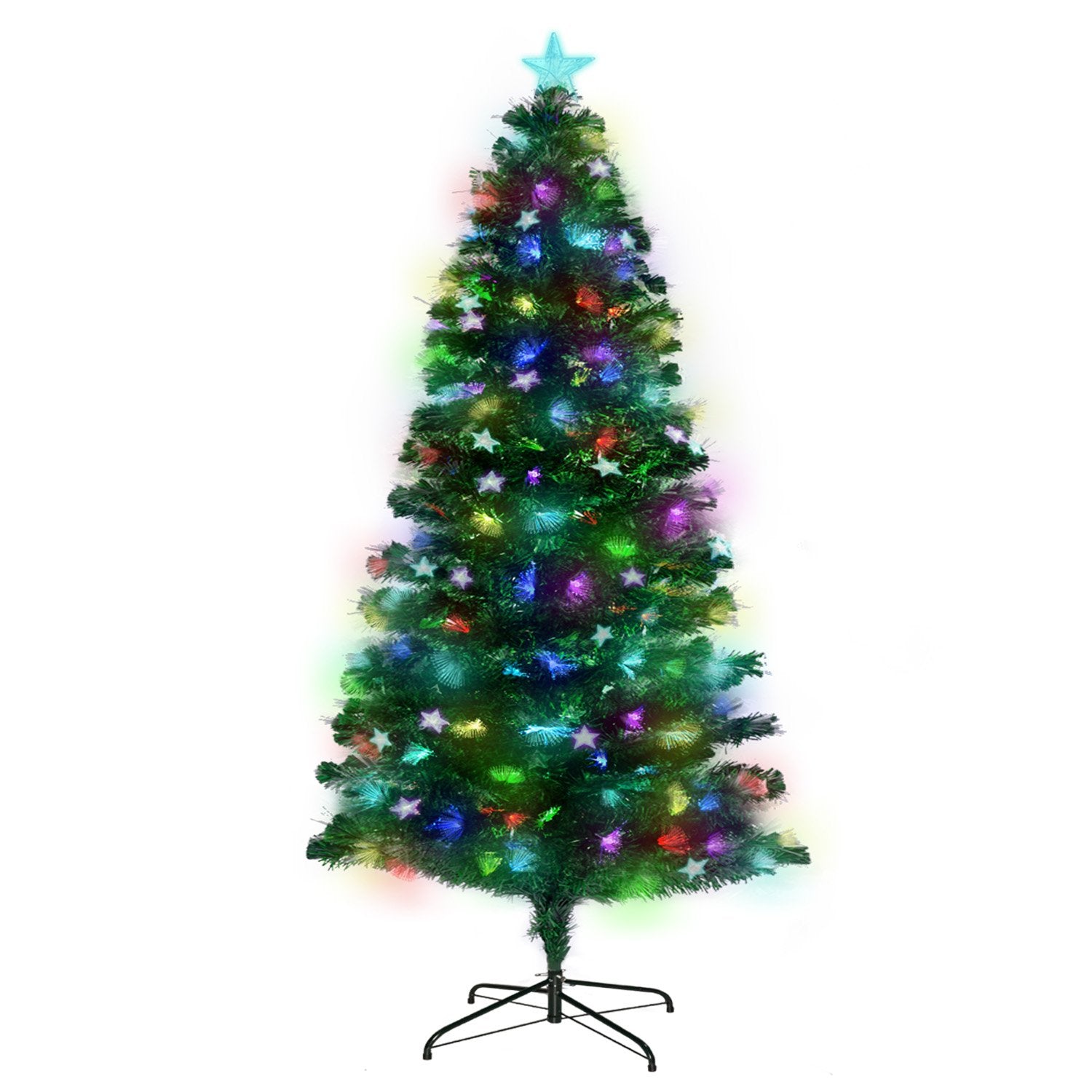 Christabelle 2.1m Enchanted Pre Lit Fibre Optic Christmas Tree Xmas Decor V240-CMT-JFA-210-OPF