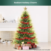 Christabelle 1.2m Prelit Everglow Fir Christmas Tree with 150 LED Lights V240-CMT-LED-H03-4FT