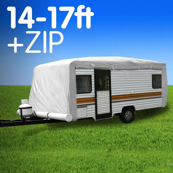 Wallaroo Caravan Cover With Side Zip Campervan 14-17 ft V240-COV-WAL-CVN-1417