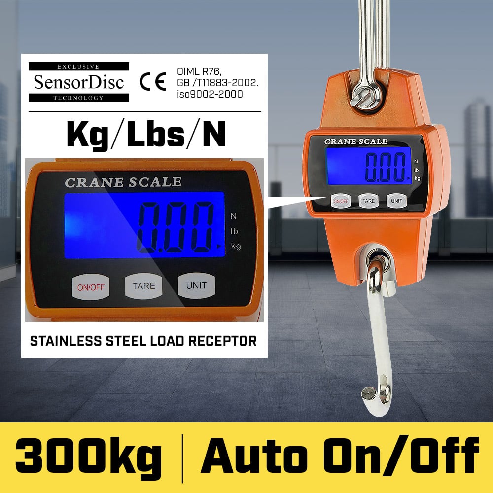 Kartrite Crane Scales Hanging 300Kg Industrial Electronic V240-CRS-PTH-300