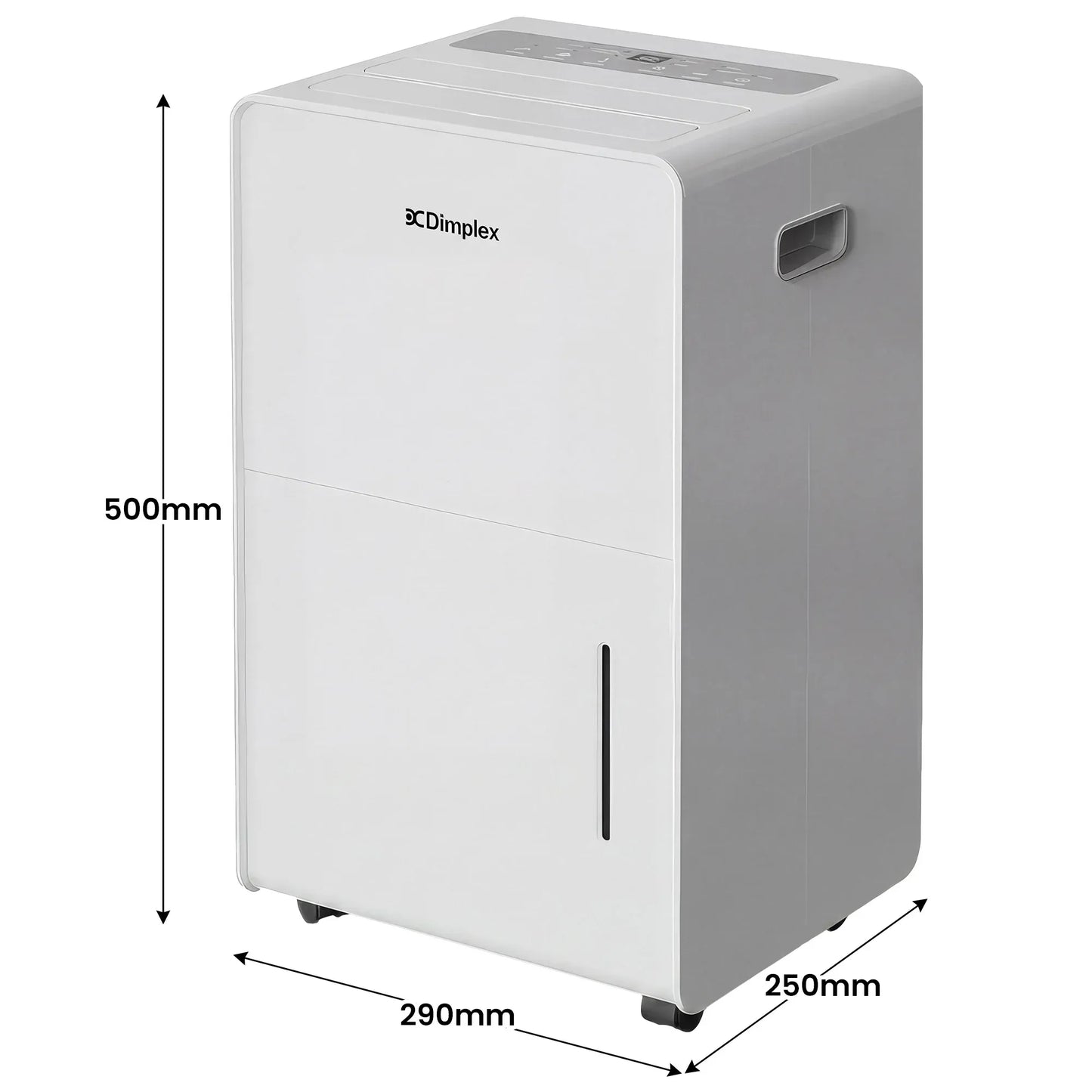 Dimplex 20L Portable Dehumidifier w/ Preset Modes Fan Speeds 4L Water Tank Timer V240-DC20DEHUM