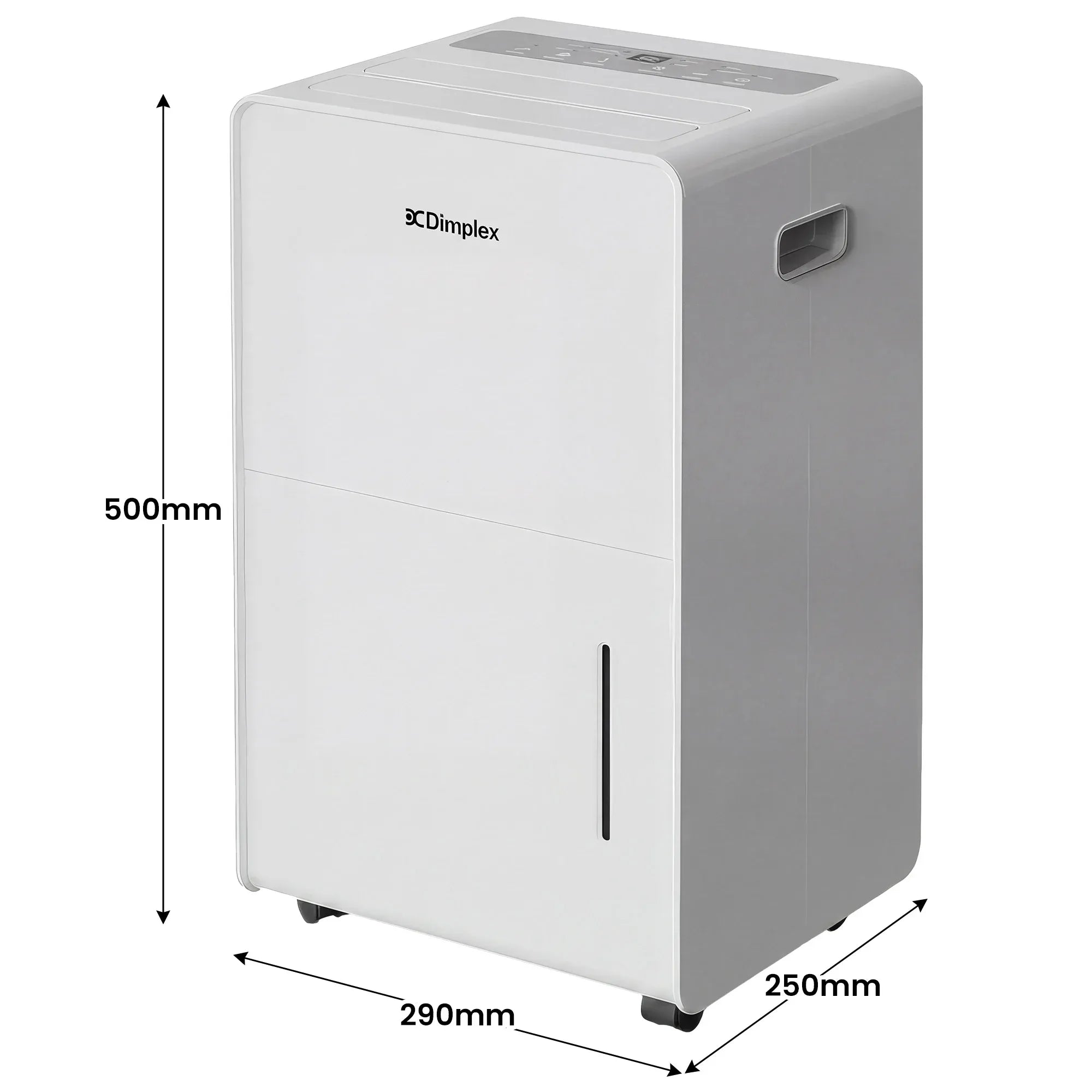 Dimplex 20L Portable Dehumidifier w/ Preset Modes Fan Speeds 4L Water Tank Timer V240-DC20DEHUM