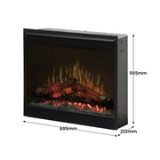 Dimplex Optiflame Electric Firebox Heater - 26-inches V240-DF2608-LED