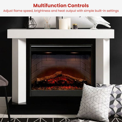 Dimplex Optiflame Electric Firebox Heater - 26-inches V240-DF2608-LED