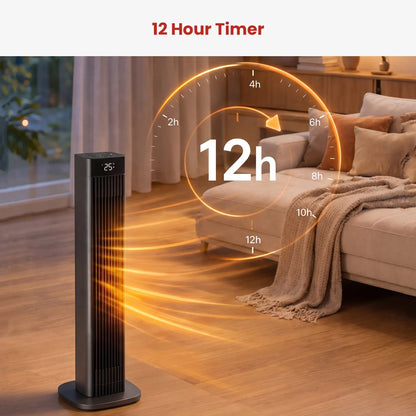 Dimplex 2.2kW DC Digital Ceramic Oscillating Electric Heater with Timer V240-DHCHA22R