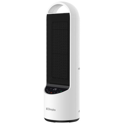 Dimplex 2kW Personal DC Digital Ceramic Heater in Black and White V240-DHCHR20D
