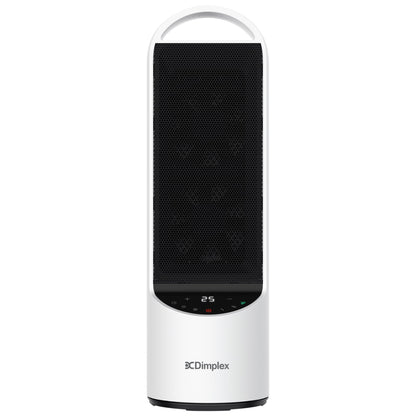 Dimplex 2kW Personal DC Digital Ceramic Heater in Black and White V240-DHCHR20D
