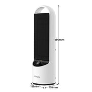 Dimplex 2kW Personal DC Ceramic Heater in Black and White V240-DHCHR20M