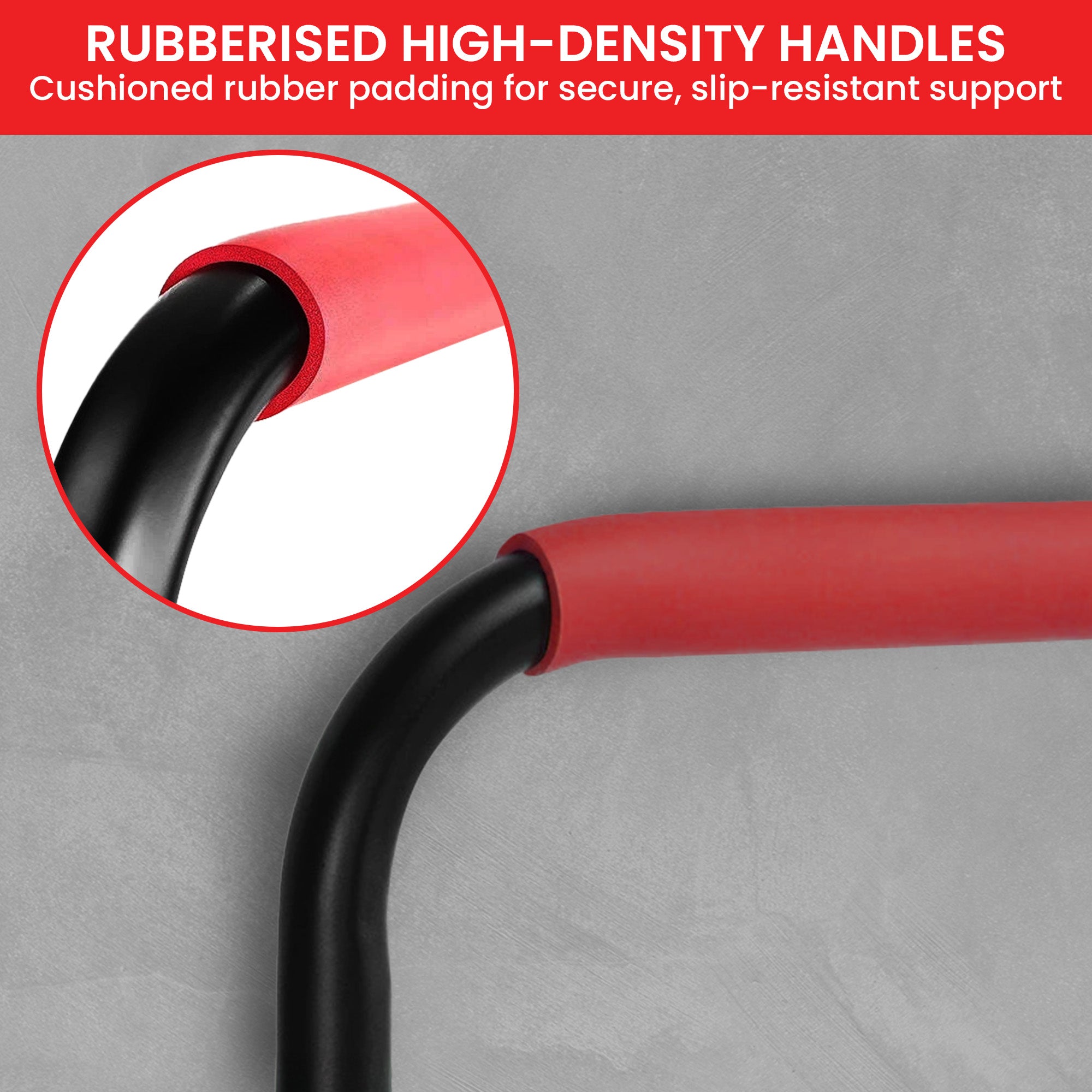 Powertrain Dip Bars Pair Load Capacity 200kg Separated Type Push-up Bars V240-DIP-RCK-IPR-001