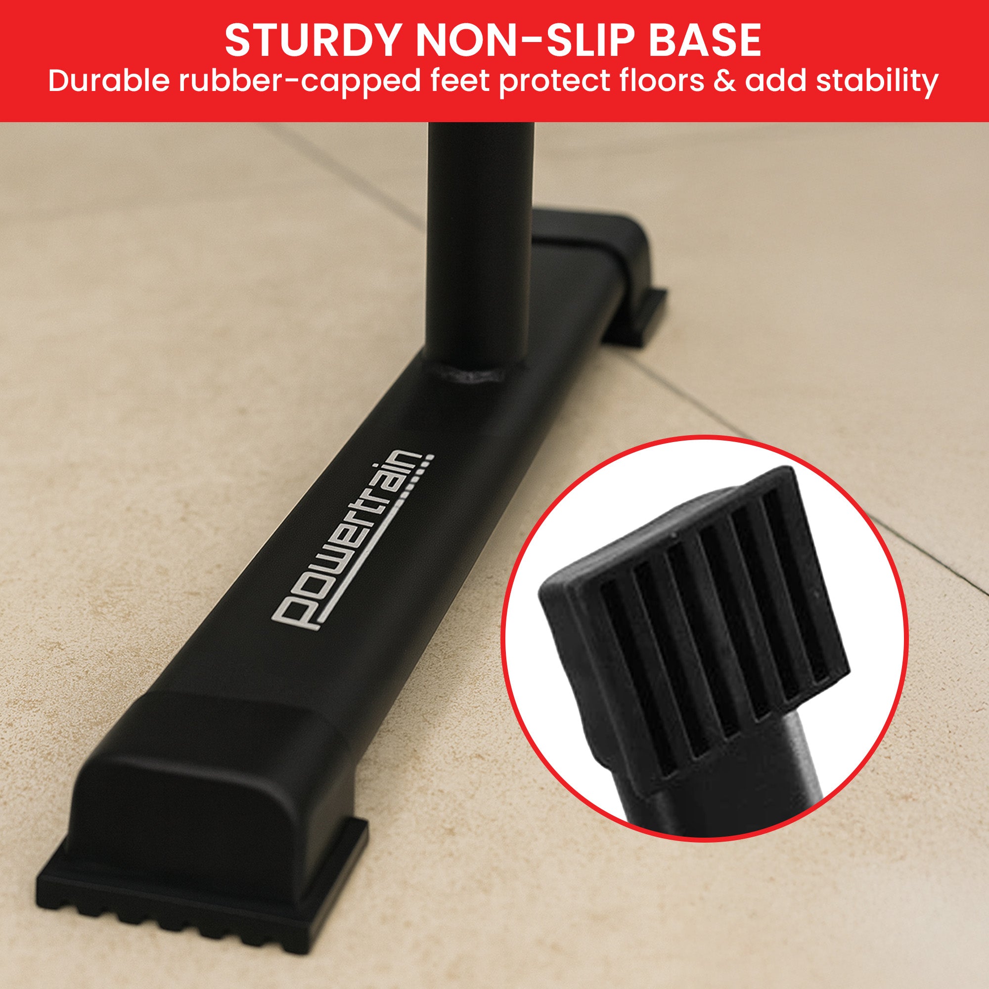 Powertrain Dip Bars Pair Load Capacity 200kg Separated Type Push-up Bars V240-DIP-RCK-IPR-001