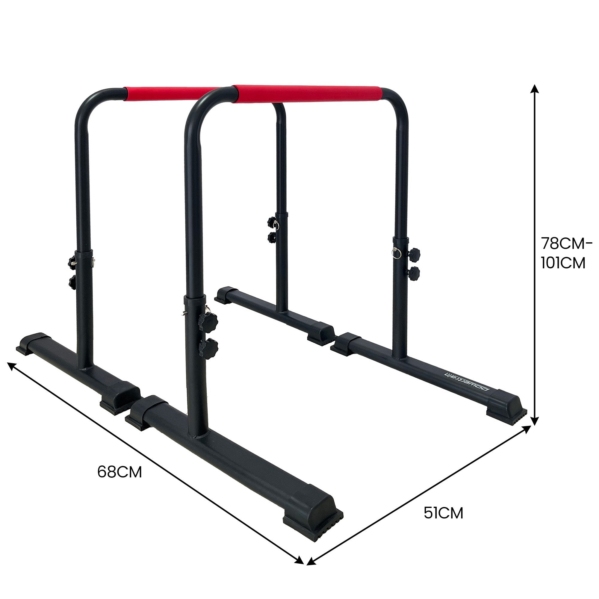 Powertrain Height-Adjustable Dip Bars Pair Load Capacity 200kg Separated Type V240-DIP-RCK-IPR-006