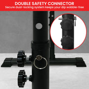 Powertrain Height-Adjustable Dip Bars Pair Load Capacity 200kg Separated Type V240-DIP-RCK-IPR-006
