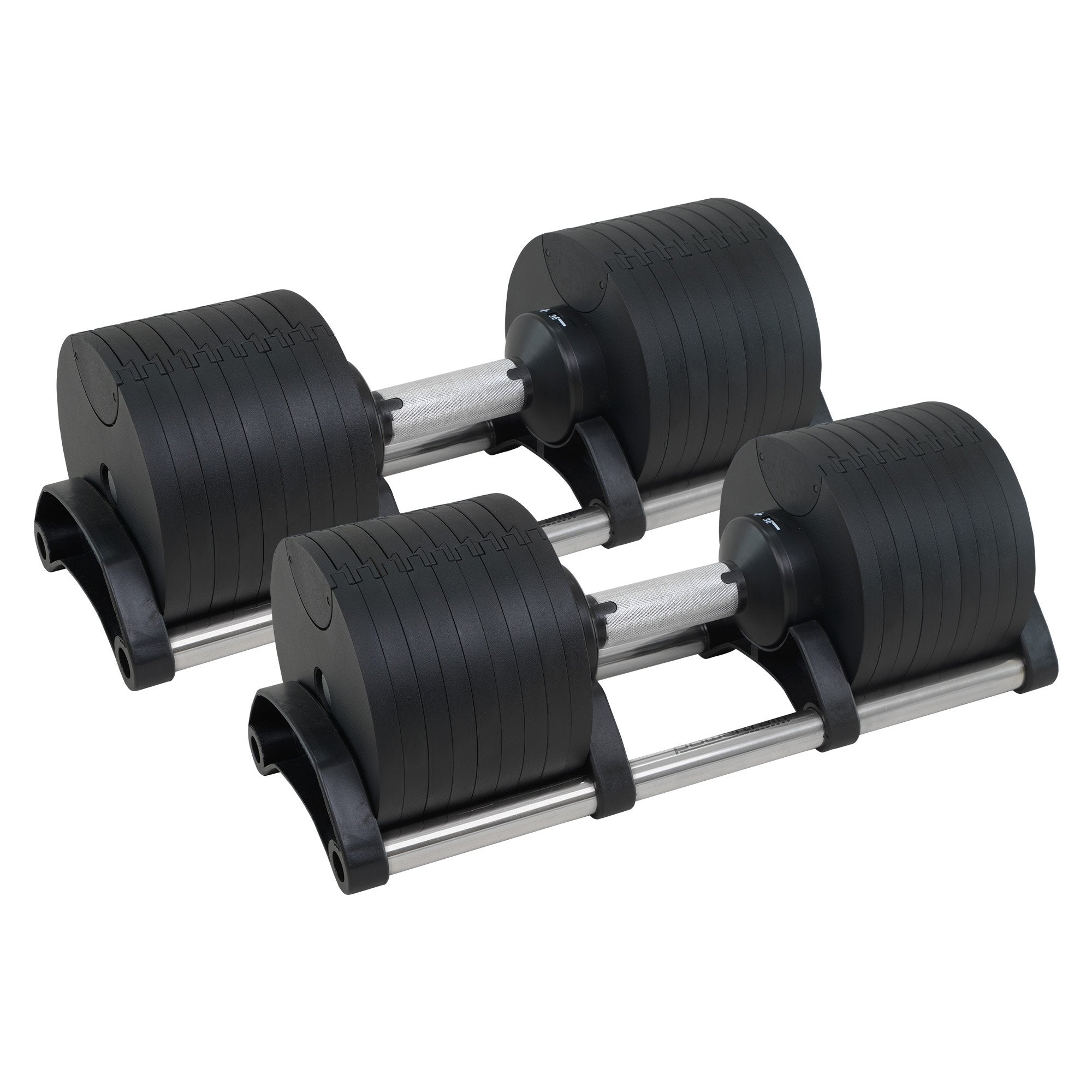 Powertrain Eon 2 x 36kg Dial-Up Adjustable Dumbbell Home Gym Weights V240-DMB-B10-036-2