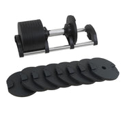 Powertrain Eon 2 x 36kg Dial-Up Adjustable Dumbbell Home Gym Weights V240-DMB-B10-036-2