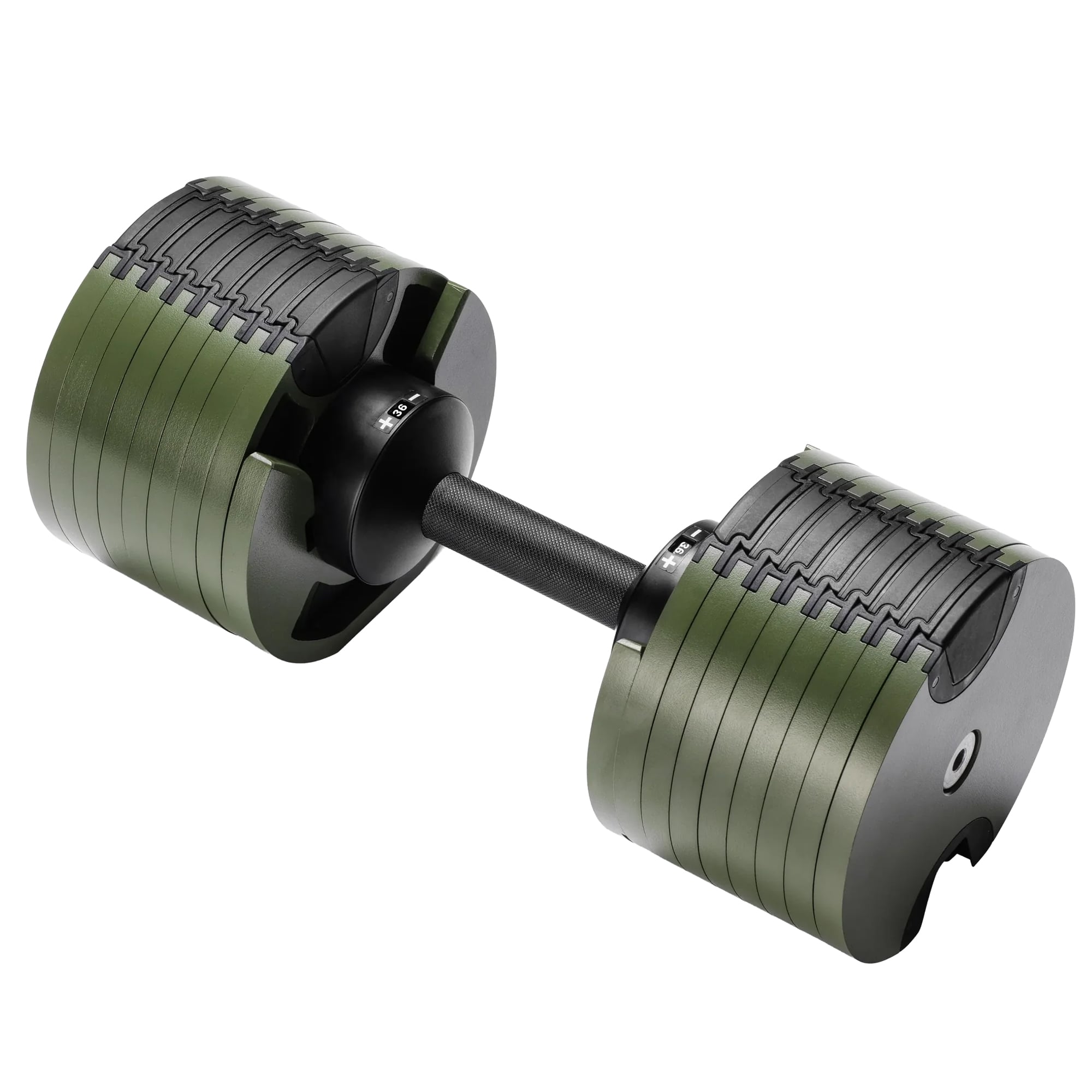 Powertrain Eon Dial-Up 36KG Adjustable Dumbbell - Green V240-DMB-B10-036-GN-1