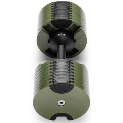 Powertrain Eon Dial-Up 36KG Adjustable Dumbbell - Green V240-DMB-B10-036-GN-1