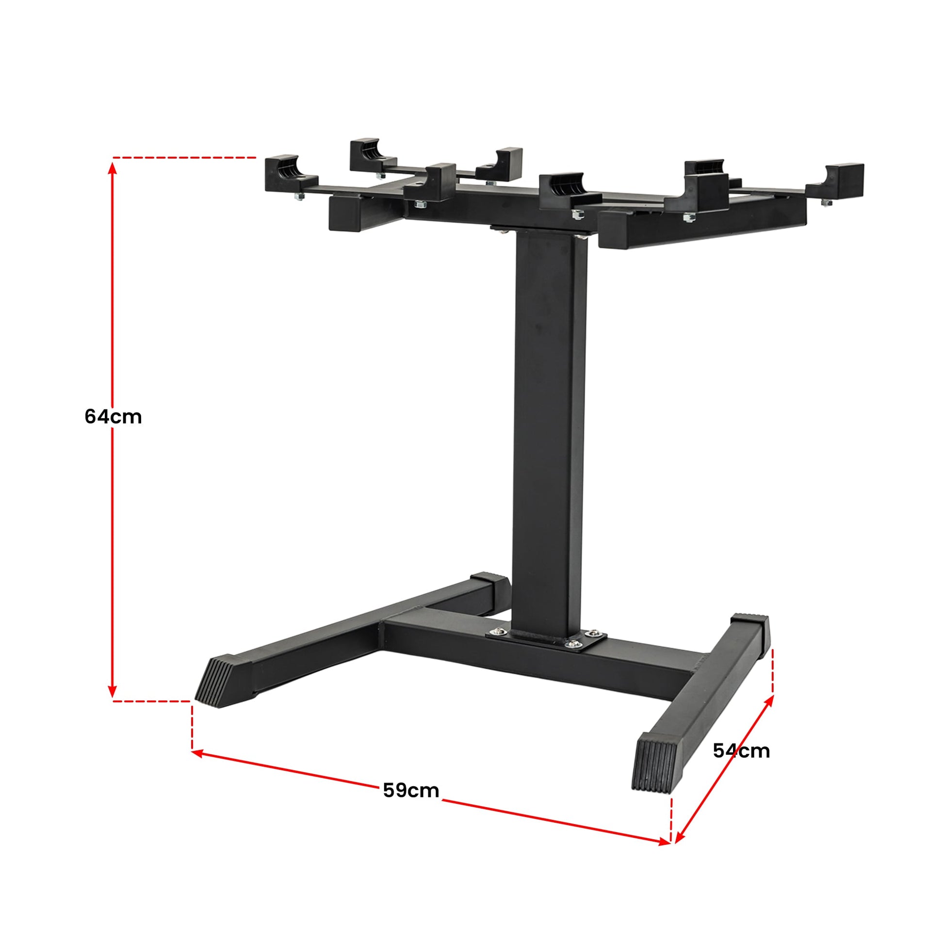 Powertrain Eon Dial-Up 72KG Adjustable Dumbbells Pair with Stand - Green V240-DMB-B10-036-GN-2S