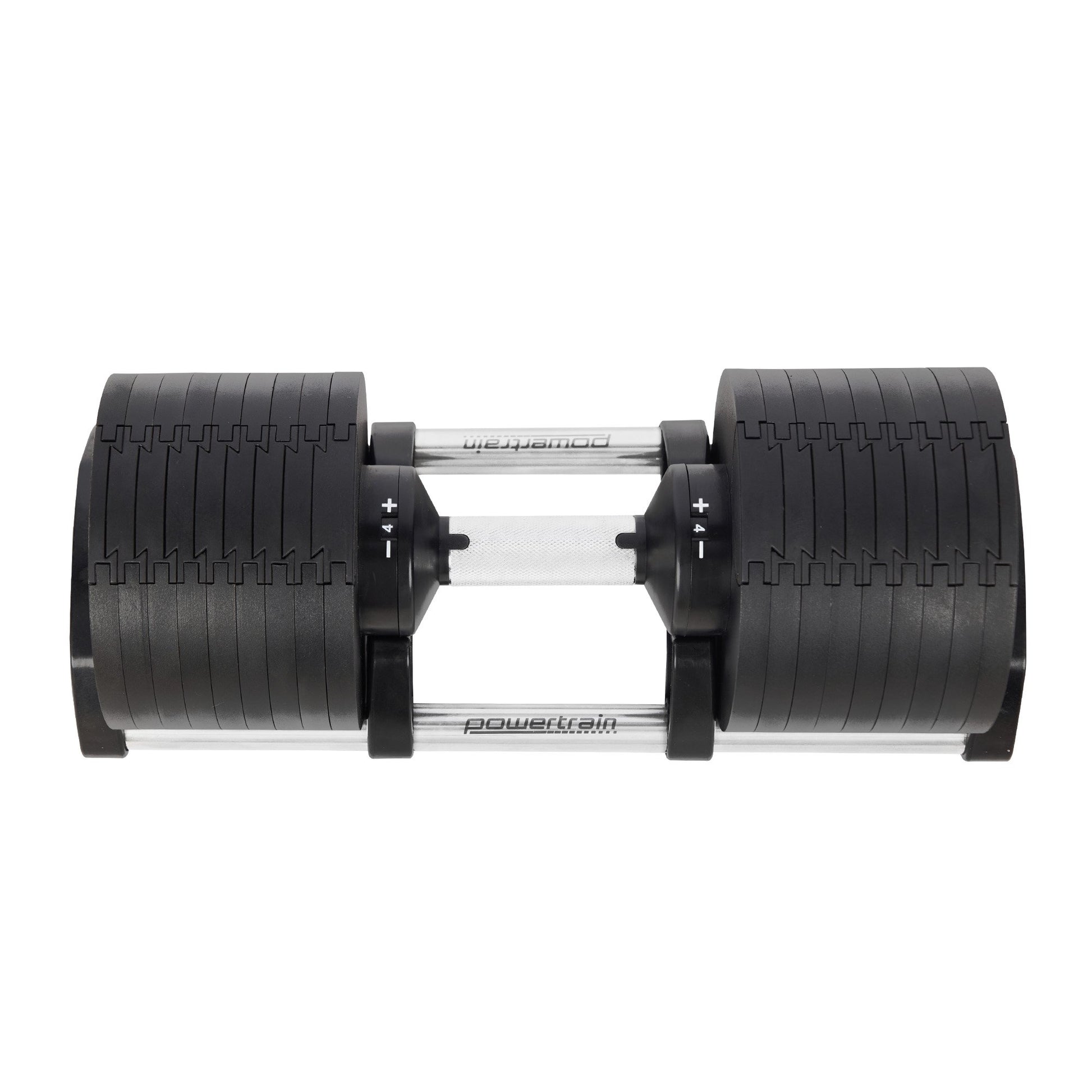 Powertrain Eon 45kg Adjustable Dumbbell Home Gym 9 Strength Training Safety Lock System For Building & V240-DMB-B14-045-1