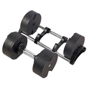 Powertrain Eon 90kg Adjustable Dumbbells Home Gym 9 Strength Training Safety Lock System Building & Fitness V240-DMB-B14-045-2