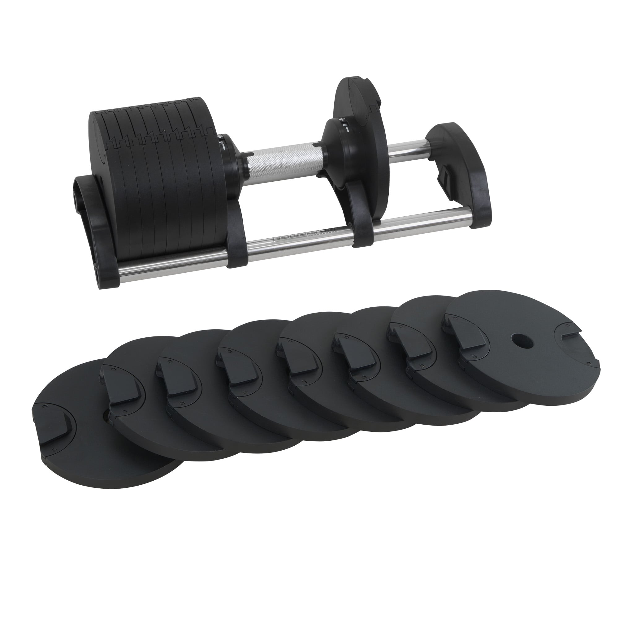 Powertrain Eon 90kg Adjustable Dumbbells Home Gym 9 Strength Training Safety Lock System Building & Fitness V240-DMB-B14-045-2
