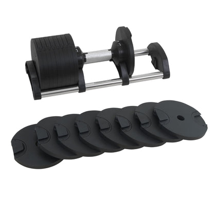 Powertrain Eon 90kg Adjustable Dumbbells Home Gym 9 Strength Training Safety Lock System Building & Fitness V240-DMB-B14-045-2