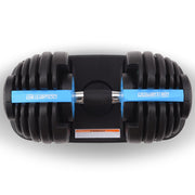 Powertrain 24KG Adjustable Home Gym Dumbbell - Blue V240-DMB-BF1-024-1-BU