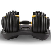 Powertrain 24KG Adjustable Home Gym Dumbbell - Gold V240-DMB-BF1-024-1-GD