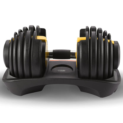 Powertrain 24KG Adjustable Home Gym Dumbbell - Gold V240-DMB-BF1-024-1-GD