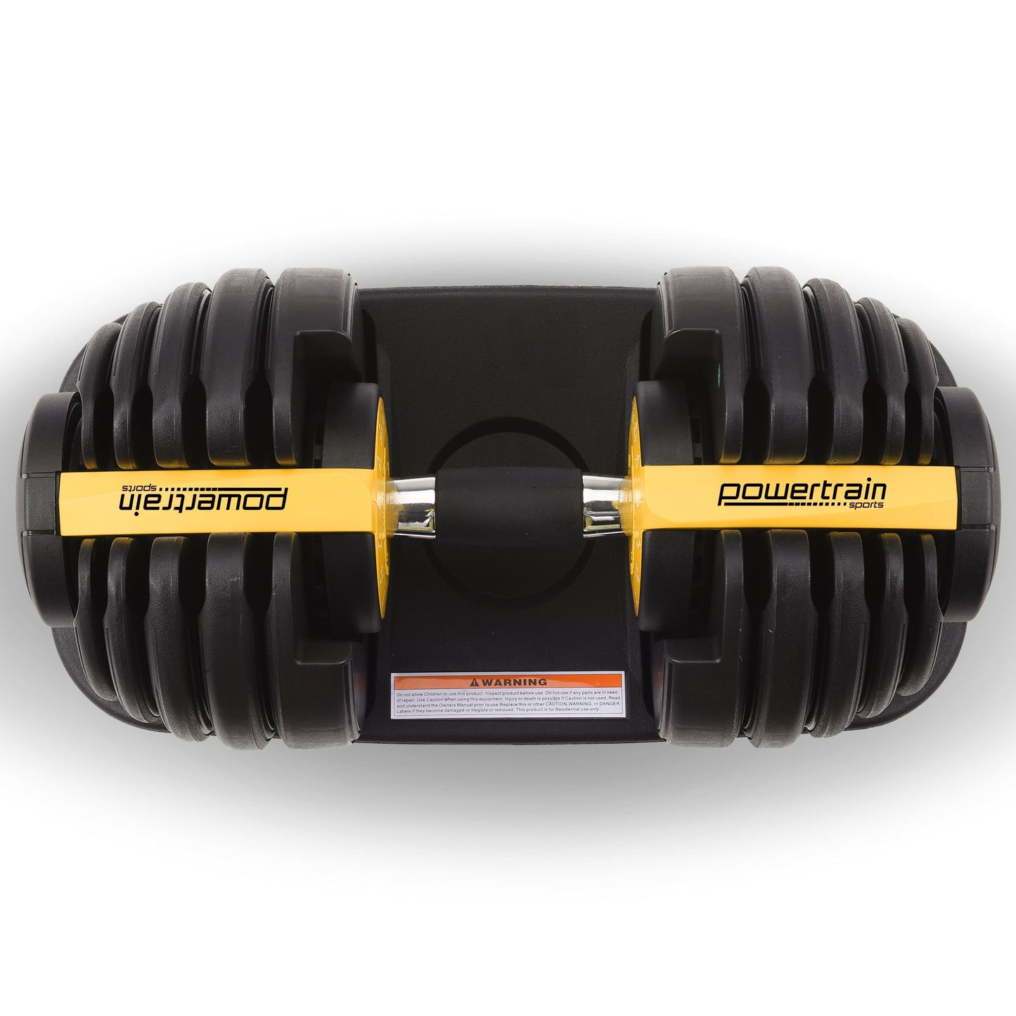 Powertrain 24KG Adjustable Home Gym Dumbbell - Gold V240-DMB-BF1-024-1-GD