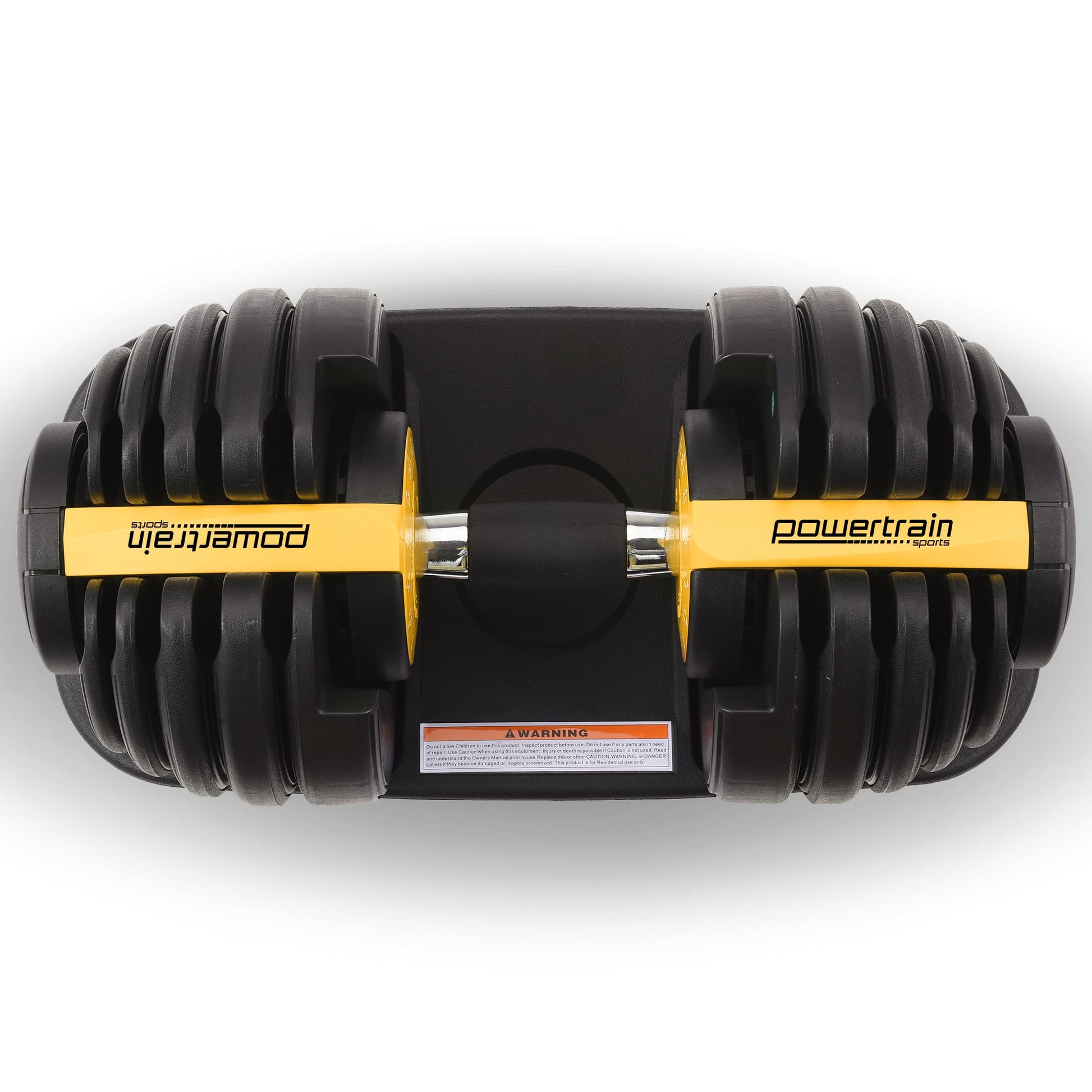 Powertrain 24KG Adjustable Home Gym Dumbbell - Gold V240-DMB-BF1-024-1-GD