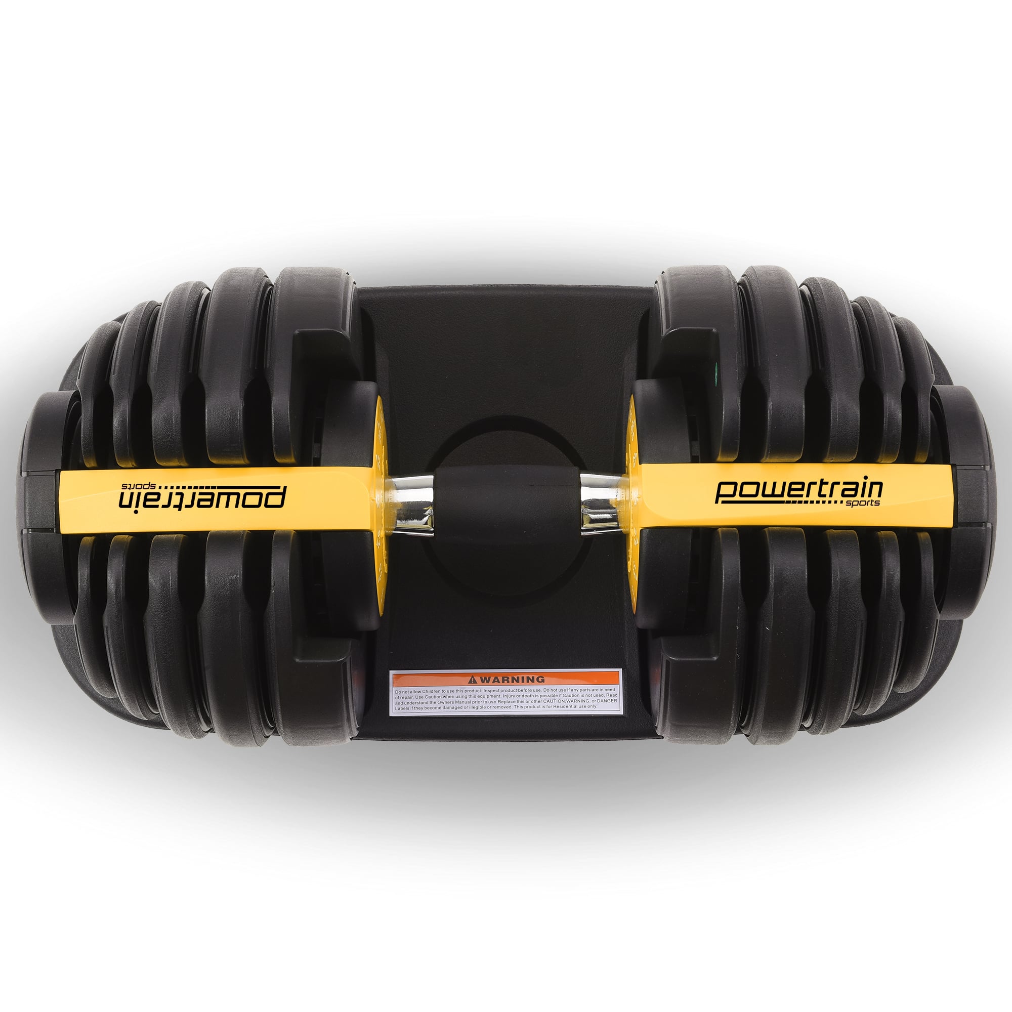 Powertrain 24KG Adjustable Home Gym Dumbbell - Gold V240-DMB-BF1-024-1-GD