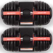 Powertrain 48kg Adjustable Dumbbells 15-in-1 Home Gym Weights - Red V240-DMB-BF1-024-2