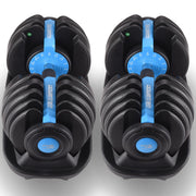 Powertrain 2x 24kg Adjustable Dumbbell Home Gym Set V240-DMB-BF1-024-BU-2