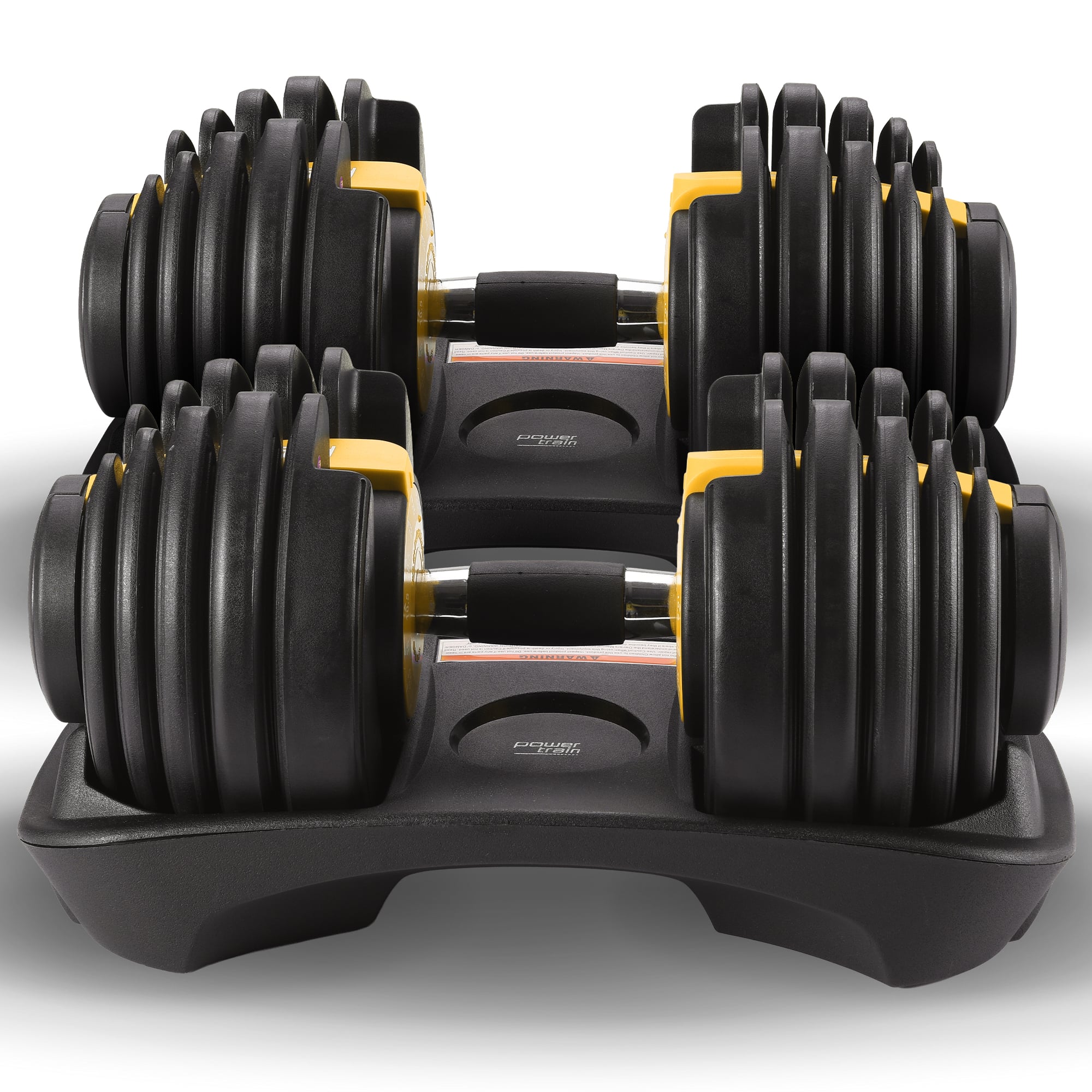Powertrain 48kg Adjustable Dumbbell Home Gym Set Gold V240-DMB-BF1-024-GD-2