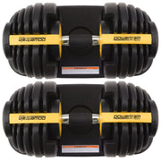 Powertrain 48kg Adjustable Dumbbell Home Gym Set Gold V240-DMB-BF1-024-GD-2