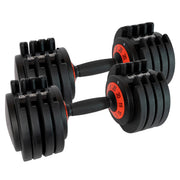 Powertrain GEN2 Pro Adjustable Dumbbell Set - 50kg V240-DMB-TD1-AD3-2