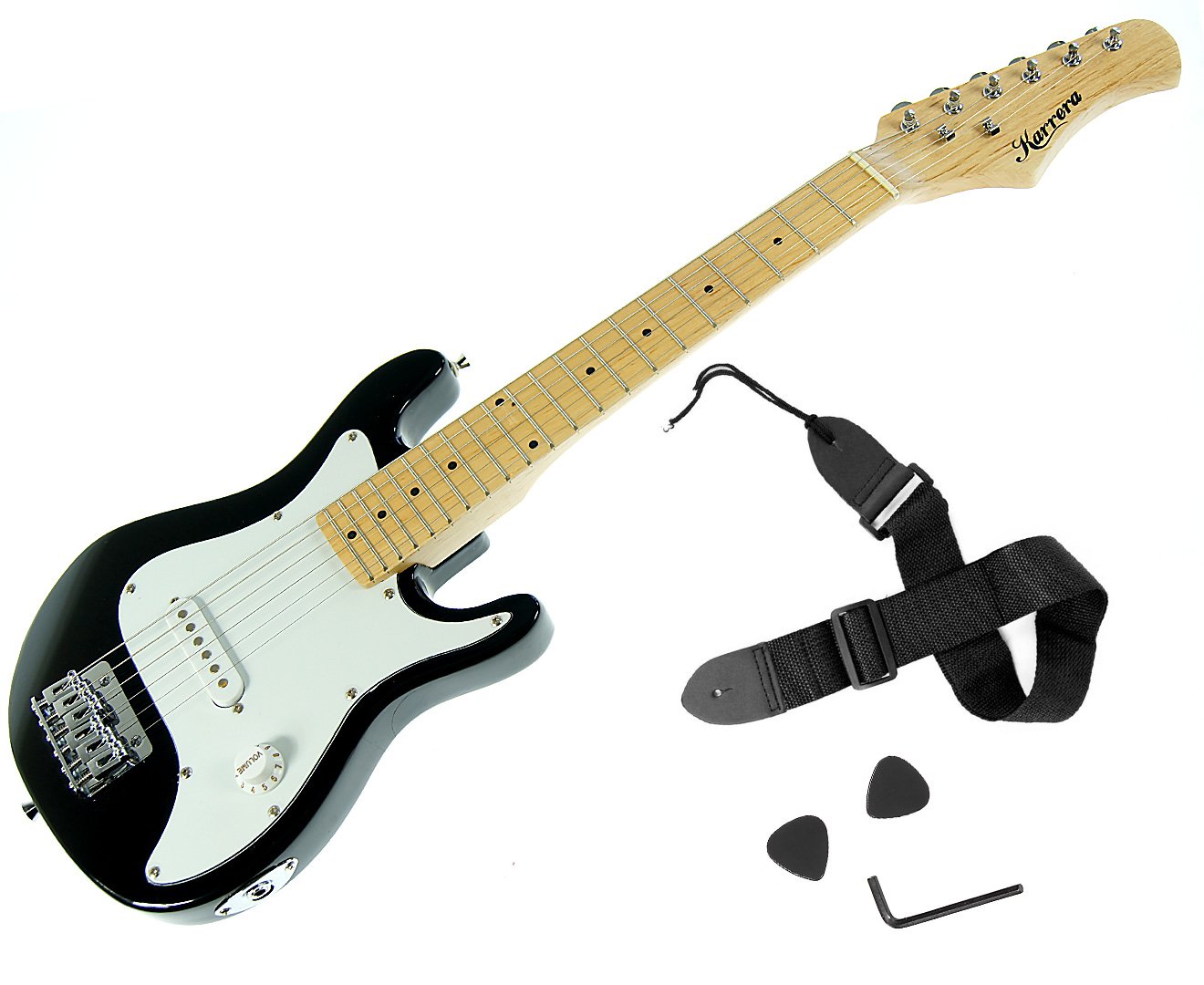 Karrera Electric Childrens Guitar Kids - Black V240-ECP-3W-BK