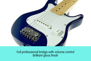 Karrera Electric Childrens Kids Guitar - Blue V240-ECP-3W-BU