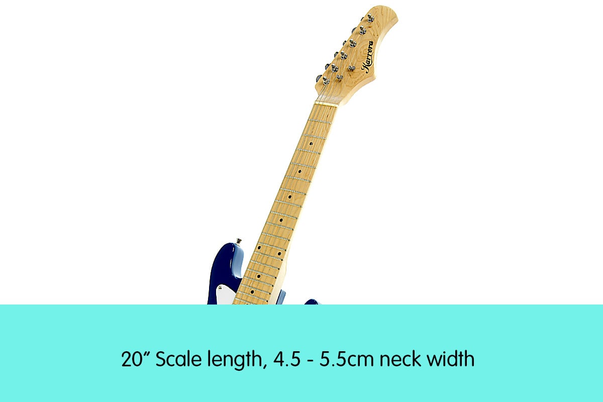 Karrera Electric Childrens Kids Guitar - Blue V240-ECP-3W-BU