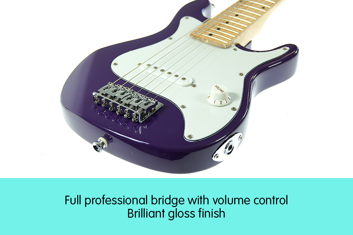 Karrera Electric Childrens Guitar Kids - Purple V240-ECP-3W-PU