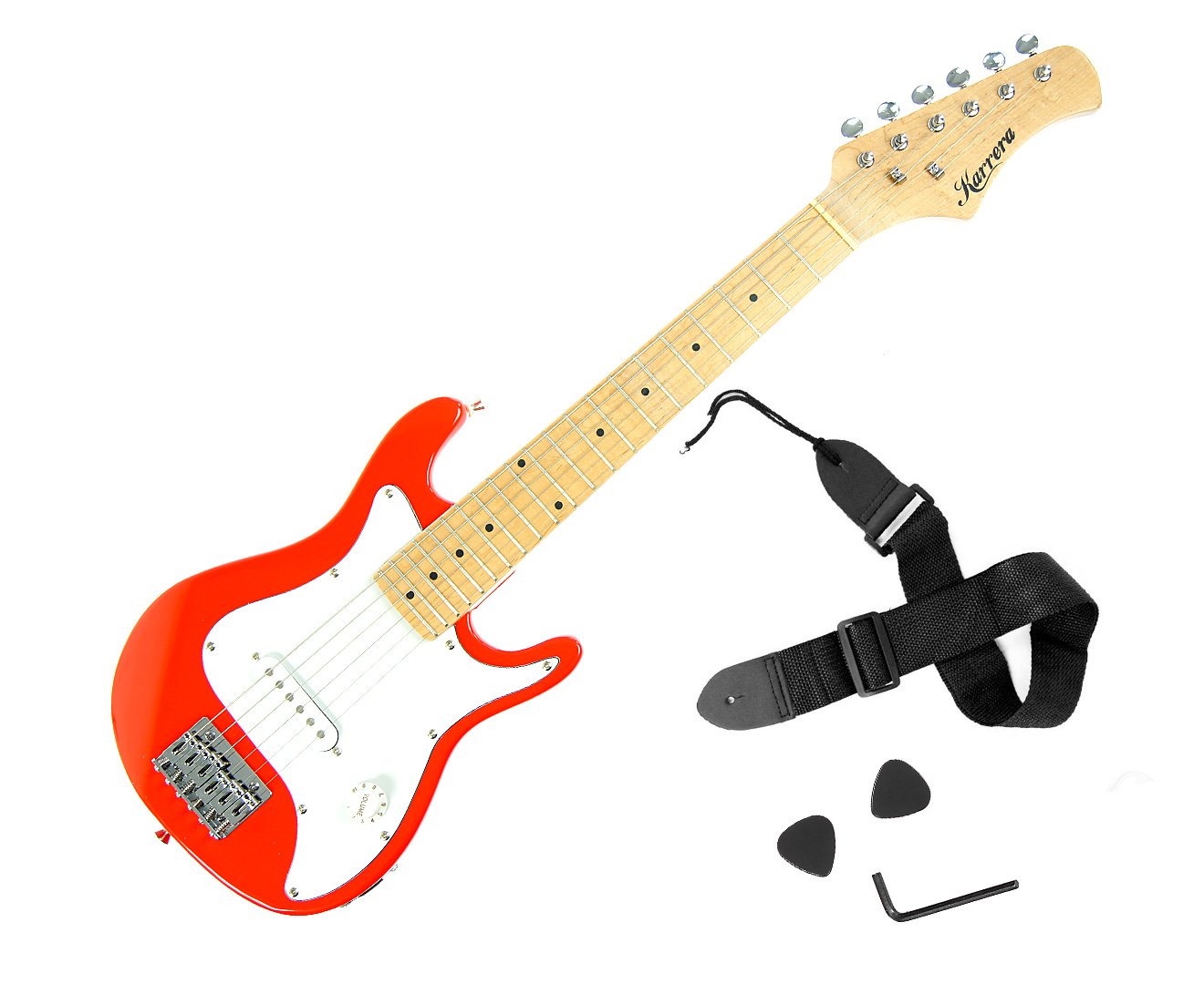 Karrera Electric Childrens Guitar Kids - Red V240-ECP-3W-RD