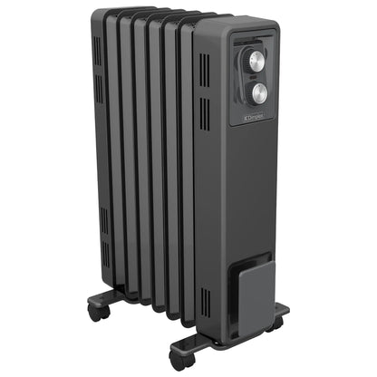 Dimplex Oil Free 1.5kW Column Heater w/ Thermostat in Black V240-ECR15