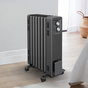 Dimplex Oil Free 1.5kW Column Heater w/ Thermostat in Black V240-ECR15