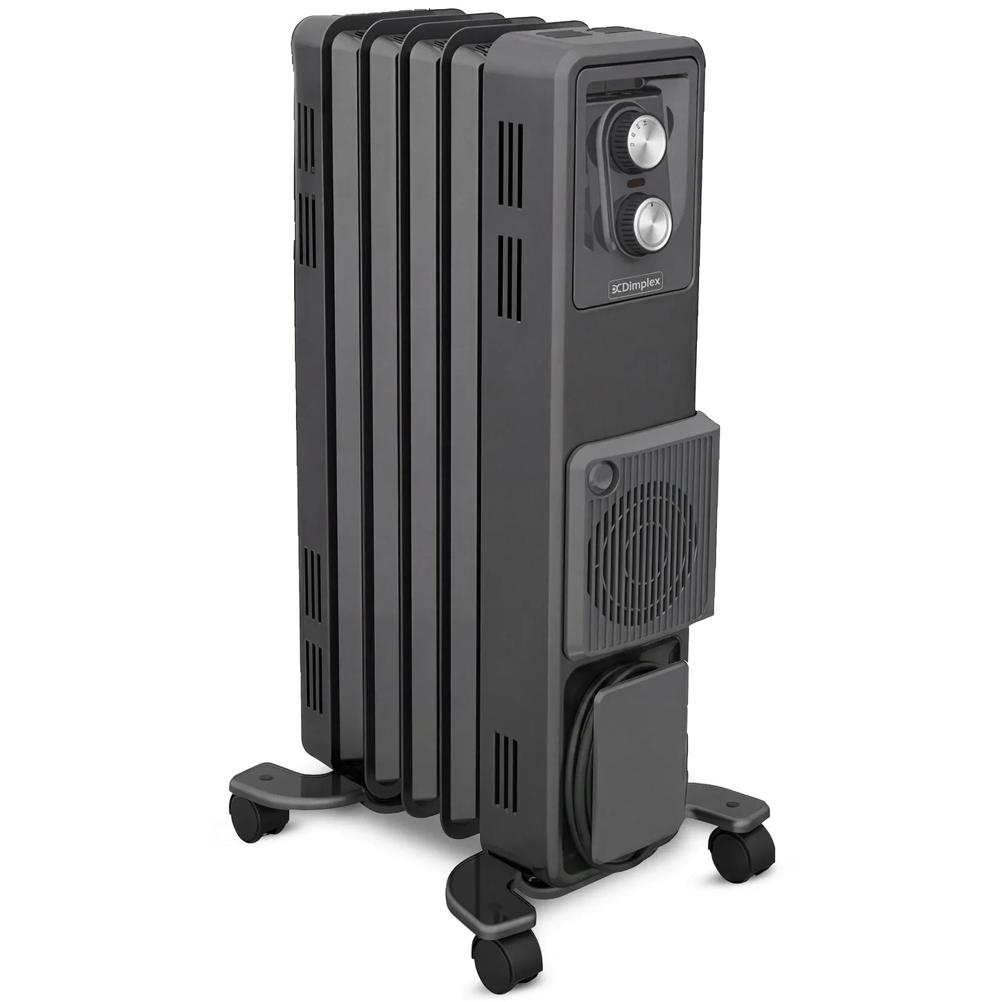 Dimplex 1.5kW Oil Free Column Heater 5 Fin with Thermostat Turbo Fan V240-ECR15FA