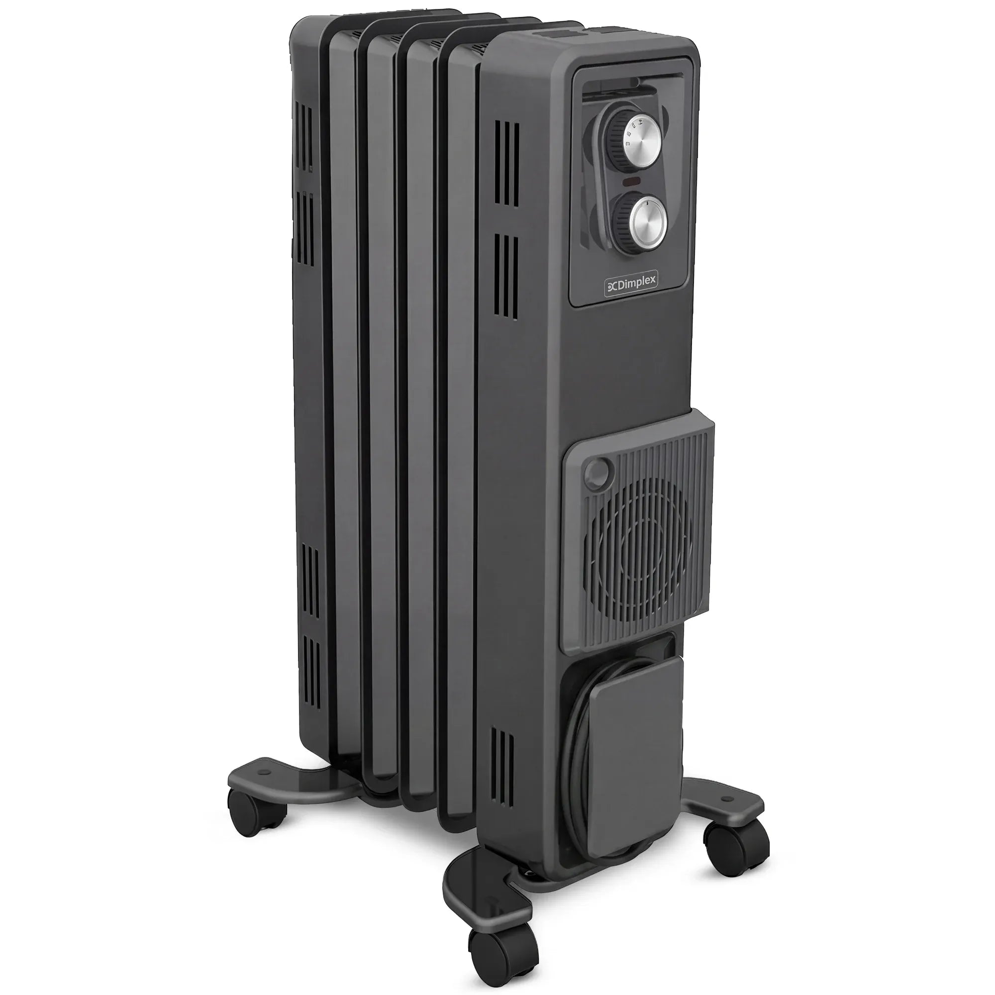 Dimplex 1.5kW Oil Free Column Heater 5 Fin with Thermostat Turbo Fan V240-ECR15FA