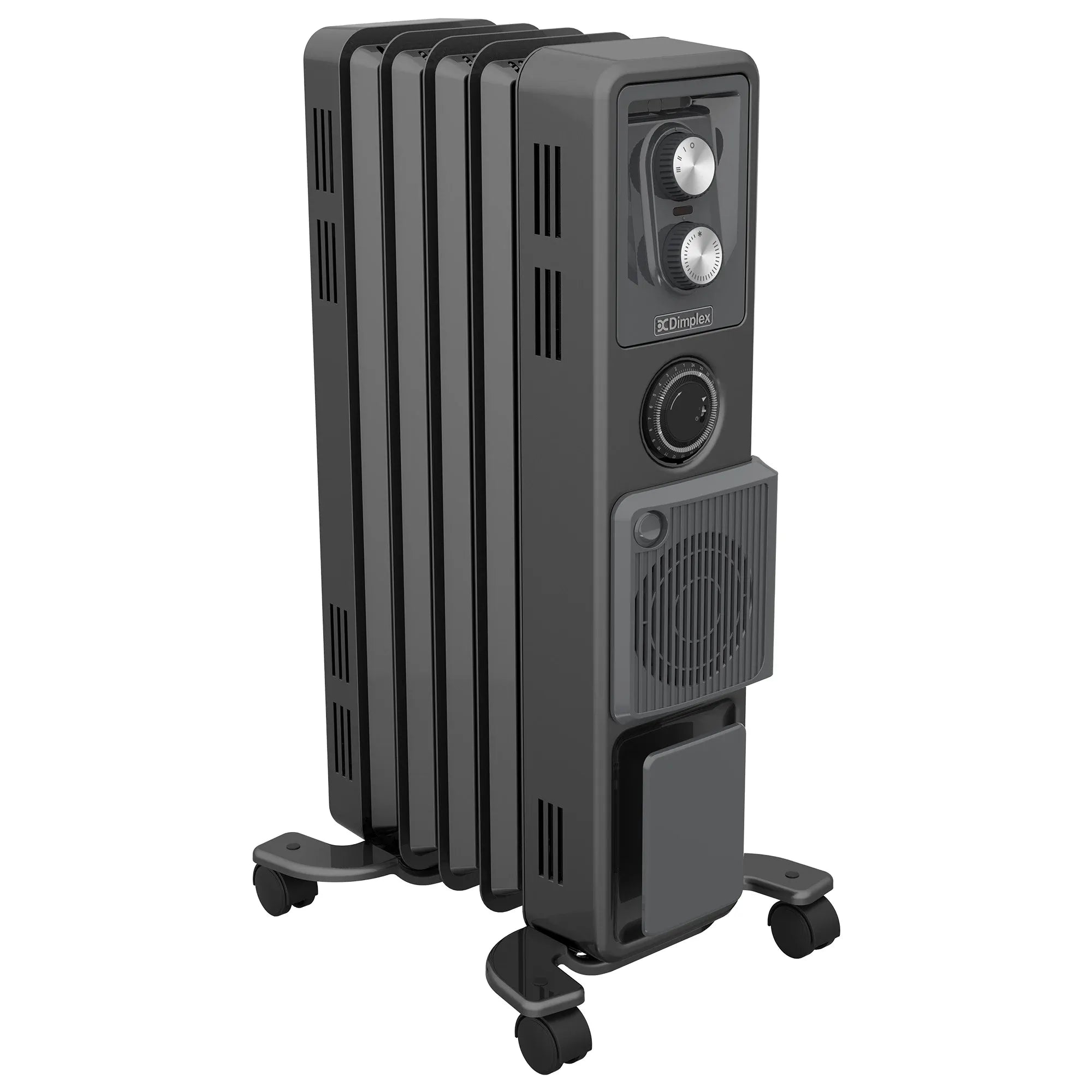 Dimplex Oil Free 1.5kW Column Heater w/ Turbo Fan and Timer in Black V240-ECR15TIF