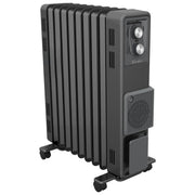 Dimplex Oil Free 2.4kW Column Heater w/ Thermostat and Turbo Fan in Black V240-ECR24FA